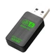 Двухдиапазонный USB Wi-Fi адаптер с Bluetooth 5.4, 802.11ax, черный, 45x19.2x9.4 мм - изображение 1