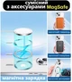 Чохол силіконовий протиударний з магнітом та захистом камери Metal Color Case with MagSafe для Apple iPhone 13 silver - изображение 5