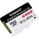 Карта памяти Kingston 64GB microSDXC class 10 UHS-I U1 A1 High Endurance (SDCE/64GB) - изображение 2