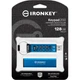 USB флеш накопитель Kingston 128GB IronKey Keypad 200 AES-256 Encrypted Blue USB 3.2 - изображение 6