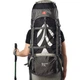 Рюкзак туристический Naturehike NH70B070-B, 70 л + 5 л, черно-серый (A-016419) - изображение 15