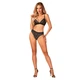 Комплект Obsessive Natilya 2-pcs XS/S Чорний (SO7717) - изображение 3