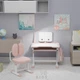 Комплект Evo-kids BD-20 (парта + стул + лампа) Розовый (BD-20 PN) - изображение 2