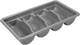 Pojemnik na sztućce Yato plastikowy 24x10.5x5 cm szary (5906083006364) - obraz 1