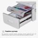 Дитяча парта Mealux Florida Multicolor G Білий / Сірий (Evo-52 WG + G Multicolor) - изображение 8