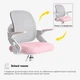 Крісло Mealux Neo Air Pink Grey (арт.Y-308 KPG) - зображення 9