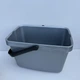 Відро пластикове для прибирання 36х23х24 см R plastik 25003 сіре - зображення 1