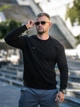Світшот чоловічий оверсайз джемпер із бавовни чорний Teamv Raise M - зображення 2