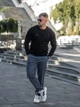 Світшот чоловічий оверсайз джемпер із бавовни чорний Teamv Raise M - зображення 3