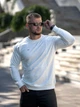 Світшот чоловічий оверсайз джемпер з бавовни білий Teamv Raise M - зображення 17