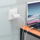 Зарядное устройство - адаптер питания и кабель HOCO C96A single port charger set + Micro-USB белый - изображение 3