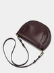 Сумка Zara через плечо бордовая - изображение 7
