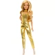 Кукла Barbie Модница в золотистом комбинезоне (HRH19) - изображение 1