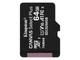 Карта пам'яті Kingston 64 GB microSDXC Class 10 UHS-I Canvas Select Plus (SDCS2/64GBSP) - изображение 1