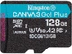 Карта пам'яті Kingston 128GB microSD C10 UHS-I U3 A2 V30 (SDCG4/128GBSP) - изображение 1