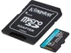 Карта пам'яті Kingston 128GB microSD C10 UHS-I U3 A2 V30 + SD Adapter (SDCG4/128GB) - изображение 2