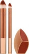 Набір для макіяжу - Real Techniques Makeupsaver Sponge + Brush Trio (1447729-28608662) - изображение 1