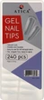 Гелеві тіпси для нарощування нігтів "Балерина" - Atica Gel Nail Tips Ballerina 240шт (1449155-27728948) - изображение 2
