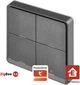 Розумний вимикач Emos H5016 4 кнопки, ZigBee 3.0 Чорний - зображення 14