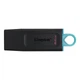 Флеш накопичувач Kingston DataTraveler Exodia 64GB (DTX/64GB) з кільцем для ключів чорно-блакитний - зображення 3