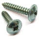 Шуруп универсальный с буртиком "Кріплення 1000+1" 3,5х35 плоская полукруглая головка цинк белый 1000 шт./партия (2 упк по 500 шт) - изображение 2