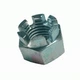 Гайка шестигранная корончатая разрезная DIN 935 М20 1000plus к. п. 8 цинк белый 20 шт./пачка - изображение 1