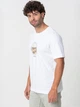 Футболка хлопковая длинная мужская Jack & Jones 12281084 M Bright White (5715721159443) - изображение 4