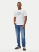 Футболка хлопковая длинная мужская Jack & Jones 12283800 2XL Bright White (5715730306340) - изображение 3