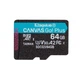 microSDXC (UHS-1 U3) Kingston Canvas Go Plus 64Gb class 10 A2 V30 (R170MB/s, W70MB/s) - изображение 2