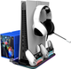 Stojak do PS5 Canyon CS-51 RGB Slim/DE z chłodzeniem i ładowaniem padów Black (CND-CSPS5B-1) - obraz 6