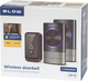 Bezprzewodowy dzwonek Blow AP-12 z 2 odbiornikami Czarny (5900804146438) - obraz 4