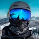 Лыжные очки KINGSEVEN 9803 Blue S с антитуманным покрытием и защитой от ультрафиолета - изображение 3