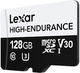 Карта пам'яті Lexar High-Endurance microSDXC 128GB UHS-I (LMSHGED128G-BCNNG) - зображення 2