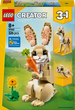 Конструктор Лего Креатор 3 в 1 Милий кролик Lego Creator 31162 - зображення 1