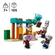 Конструктор лего Майнкрафт Пустынный патруль разбойника Lego Minecraft 21267 - изображение 4