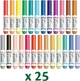 Набір фломастерів Crayola Pip Squeaks Washable Mini Markers 25шт 045227 - зображення 9