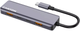USB-hub Canyon DS-18 5in1 USB-C Grey (CNS-TDS18) - obraz 1