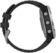 Смарт-годинник Garmin Fenix 6 Solar Silver with black band (010-02410-00) - изображение 6