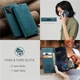 Чехол-книжка CaseMe из нубука для Samsung A33 Бирюзовый - изображение 2