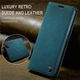 Чехол-книжка CaseMe из нубука для Samsung A33 Бирюзовый - изображение 10