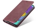 Чехол-книжка CaseMe из нубука для Samsung A51 Бордовый - изображение 6