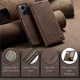 Чехол-книжка CaseMe из нубука для Xiaomi Redmi Note 12 Тёмно-коричневый - изображение 10