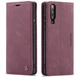 Чохол-книжка CaseMe із нубуку для Samsung A30s/A50 Бордовий - зображення 3