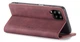 Чехол-книжка CaseMe из нубука для Samsung A12/M12 Бордовый - изображение 3