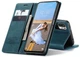 Чохол-книжка CaseMe із нубуку для Xiaomi Redmi Note 10 5G Бірюзовий - зображення 8