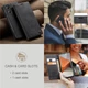 Чохол-книжка CaseMe із нубуку для Xiaomi Redmi Note 13 Pro+ 5G Чорний - зображення 5