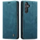 Чехол-книжка CaseMe из нубука для Samsung S24 Бирюзовый - изображение 5