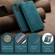 Чехол-книжка CaseMe из нубука для Samsung S24 Бирюзовый - изображение 6