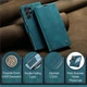 Чохол-книжка CaseMe із нубуку для Samsung S24 Ultra Бірюзовий - зображення 10