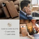 Чохол-книжка CaseMe із нубуку для Xiaomi Poco F6 Світло-коричневий - зображення 6